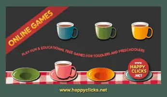 Drag and Drop Preschool Game: Matching Color Cups!