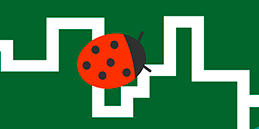 Online preschool maze games: Ladybug Maze