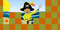 Free preschool games: Pirate Boy