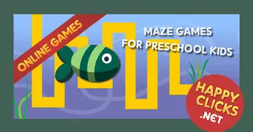 Maze games free online: Fish Maze