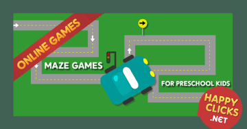 Online Maze Games for Kids and Toddlers: Car