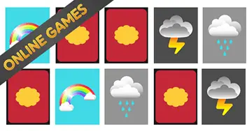 Kids Memory Games: Weather Symbols