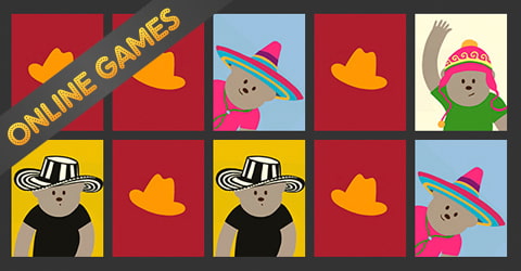 Free Memory Game For Children Hats