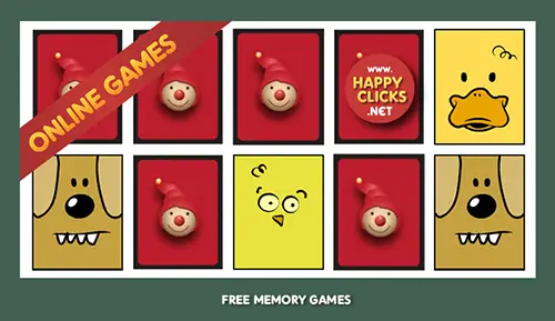 MEMORY Games for 4 YEAR OLDS on COKOGAMES