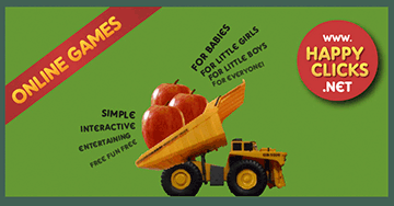 Online games for 3 year old: Collect the apples!