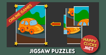 Free Jigsaw Puzzle for Toddlers, Preschoolers and Kindergarten: Car