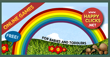 Games for Babies to play online: Making the rainbow