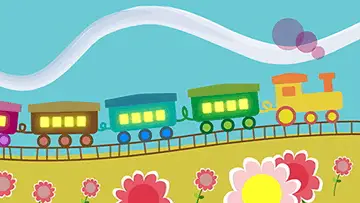 Videos for Babies and Toddlers Colorful Train